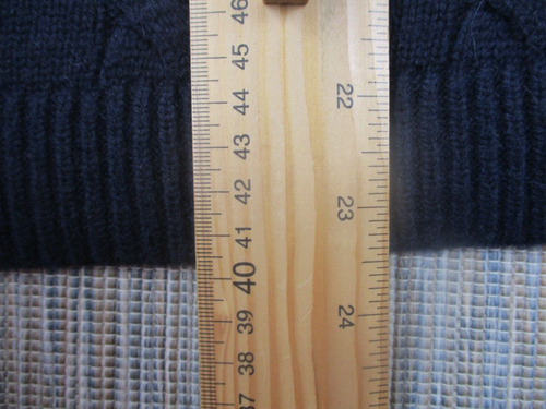 Boden Jumper Womens Medium Crew Neck Chunky Knit Navy Blue Wool & Alpaca - Picture 9 of 11