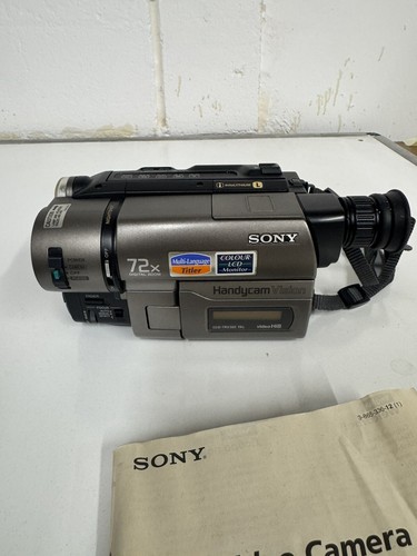 Sony CCD-TRV36E Hi8 Tape Digital Video Camera HANDYCAM Complete Working Se #1221 - Picture 5 of 11