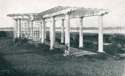 The PERGOLA - 1922 Garden Structures Trellises Fences Furniture Catalog