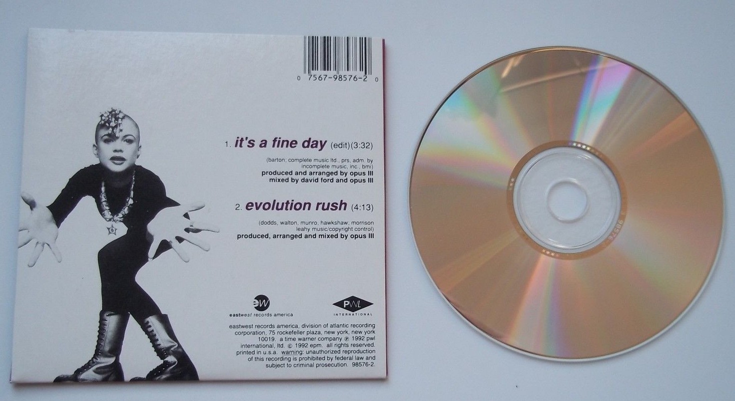 Opus Iii It S A Fine Day Evolution Rush Cd 5 Single Rare Hard To Find For Sale Online ebay