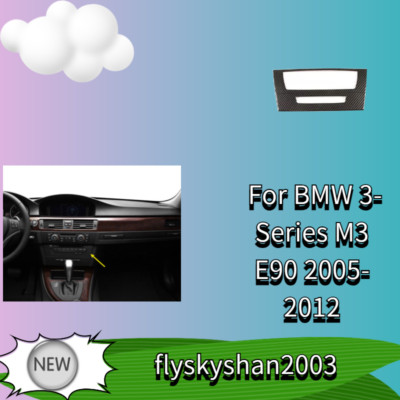 Carbon Fiber Center Console AC Control Panel For BMW 3-Series M3 E90 2005-2012