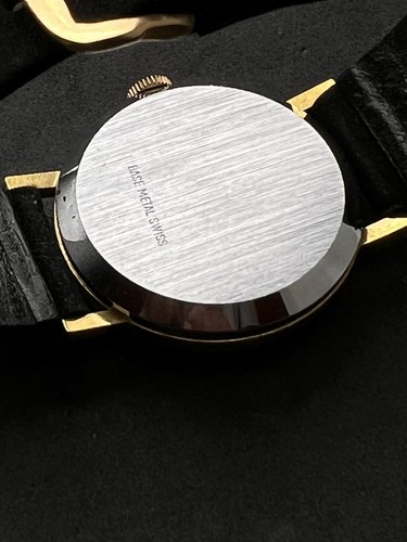 Vintage New CUSTOMTIME Mens 36mm Swiss Mechanical Watch Engraved Gold Bezel Blk - Picture 7 of 12