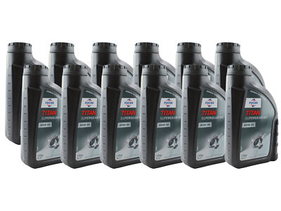 Fuchs 12 Liter TITAN SUPERGEAR MC SAE 80W-90 Gear Oil 12 x 1L for Audi BMW Ford