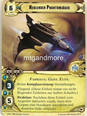 Warhammer 40000 Conquest LCG - Heulender Phantomjäger  #132 - Base Set dt.