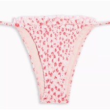 NWT TOPSHOP Pink Ditsy Floral Bikini Bottoms US Size 12