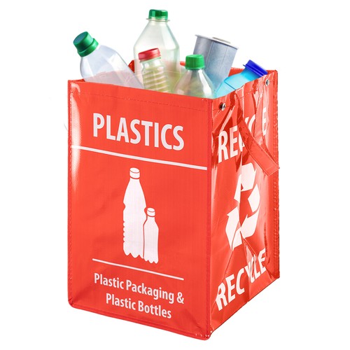 5 Pack Reusable Recycling Bags Paper Plastic Glass Large Recycle Household Waste - Picture 3 of 15