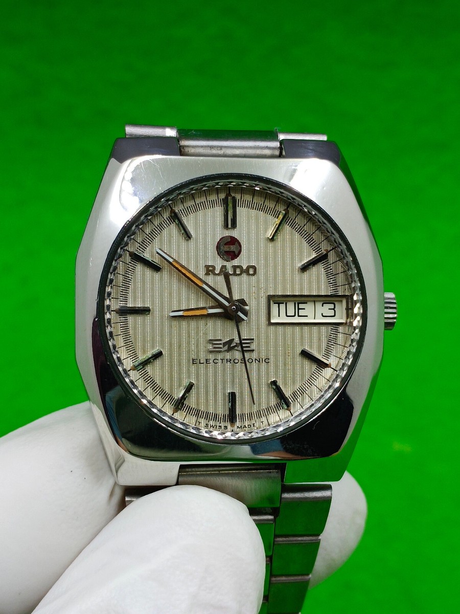 RADO エレクトロニック 腕時計 vintage RADO ELECTROSONIC watch Quartz Day / Date Indicator