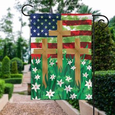 American Cross Flag, Christian Cross Flag, Divine Cross Flag, Faith Jesus Flag