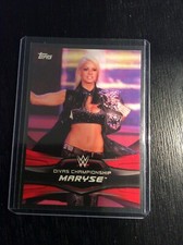 WWE TOPPS 2016 DIVAS REVOLUTION MARYSE CHAMPIONSHIP RED PARALLEL CARD 1/1 RARE!!