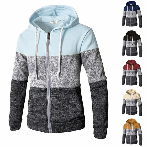 Sudadera Con Capucha Casual Para Hombres Chaqueta Deportivo Moda Invierno  Suéter | eBay