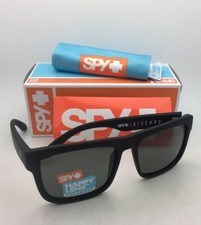Polarized SPY OPTIC Sunglasses DISCORD Soft Matte Black Frame w/Happy Grey Green