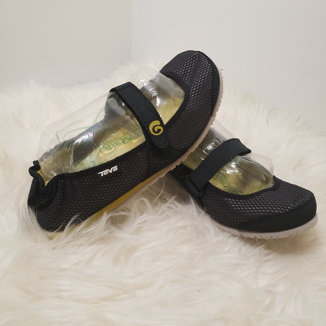 TEVA Mush Frio MJ 4329 Black Comfort Mary Jane Flats Sandals Shoes Women's 7 B | eBay