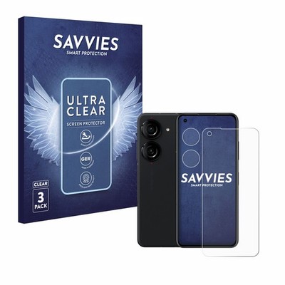 6x Schutzfolie für ASUS ZenFone 10 (Display+Kamera) Displayschutz