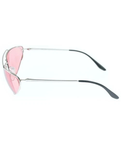 Gafas de sol Prada SPR 62V con marco de metal plateado lentes rosas ojo de gato barra superior para mujer Foto 3 de 4