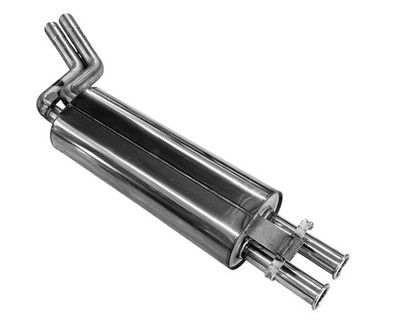 FOX Sportauspuff Endschalldämpfer 2x50m Mercedes E-Klasse W123 S123 280 E 2x50mm
