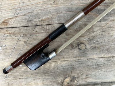 Double Bass French Bow  - Erich Steiner - Fresh Hair - Brazilwood