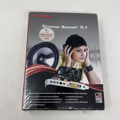 Diamond Xtreme Sound 5.1 / 16 Bit Sound Card *NEW Sealed in Box*