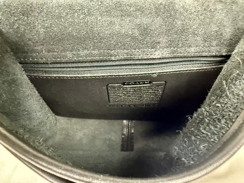😎😎😎 Borsa a tracolla VINTAGE COACH BLACK WILLIS in pelle 9927 - Foto 12 di 20