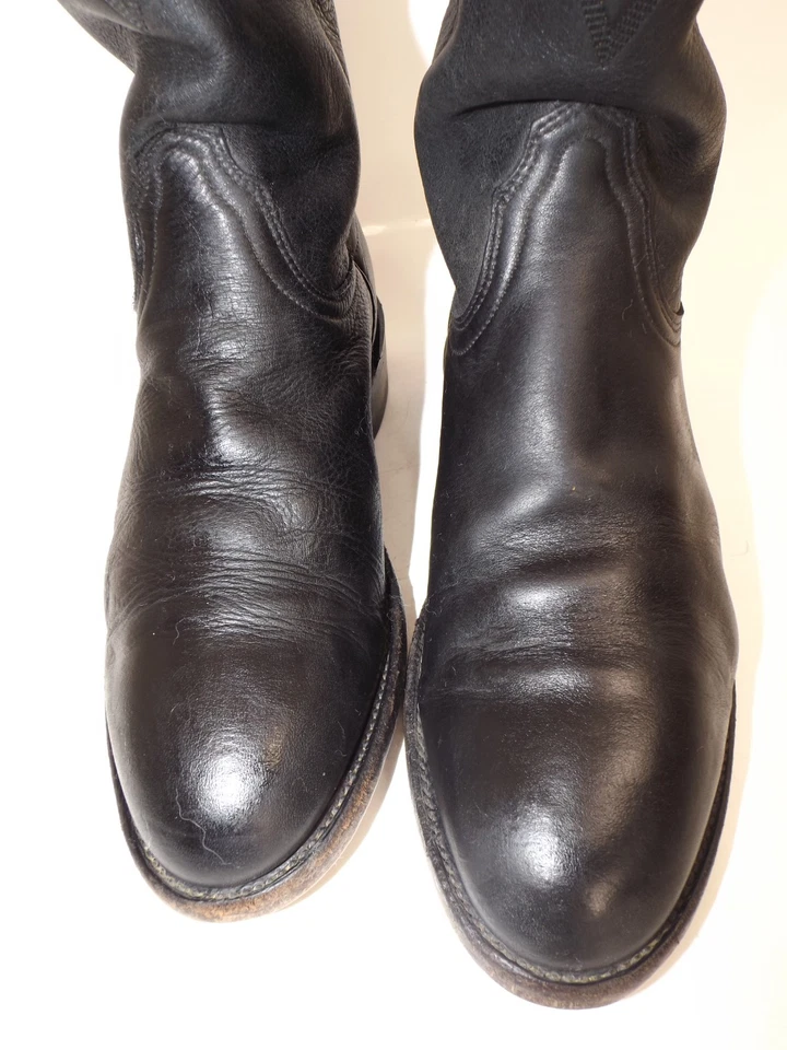 Botas negras Lucchese 2000 T0541C2 Western Roper - para mujer talla 8,5 C Foto 4 de 4