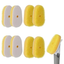 8 Packs Dish Wand Sponge Refills for Scrub Daddy Dish Daddy - Replacement Hea...