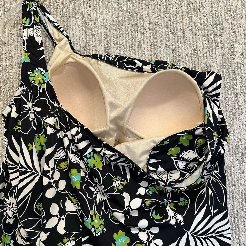 Azul by Maxine Hollywood Traje de baño de una pieza Azul Sujetador incorporado Mujer Talla 24W Foto 4 de 4