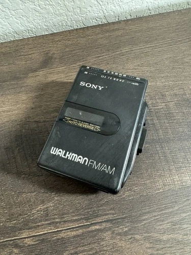 Vintage Sony Walkman AM/FM Radio Cassette Tape WM-F2061 *For Parts*