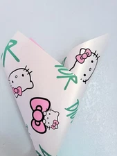 Cute Cartoon Bow & Fashion-Inspired Wrapping Paper – 20 Sheets – 22x22 in