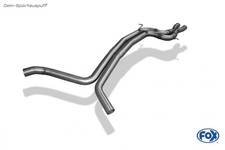 Fox Edelstahl Vorschalldämpfer-Ersatzrohr Audi A6 C7 3.0l TFSI