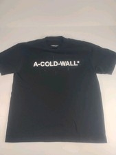 A-COLD-WALL* ACW Logo Samuel Ross T-Shirt - Men's Medium Black Short Sleeve 