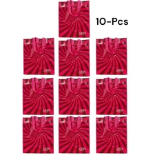 Ulta Beauty Pink Striped Reusable Shopping / Grocery Tote Bag lot of 10, BN