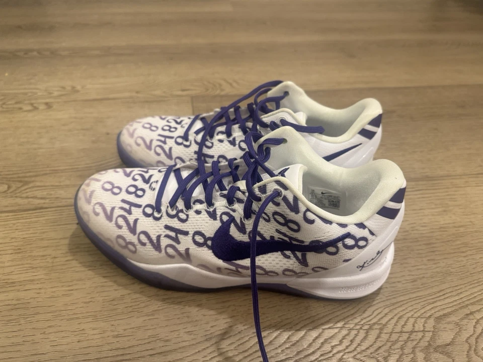 Nike Kobe 8 Protro Court Purple – Size 7Y Youth – Lightly Used – Fast Ship - Image 2 of 4