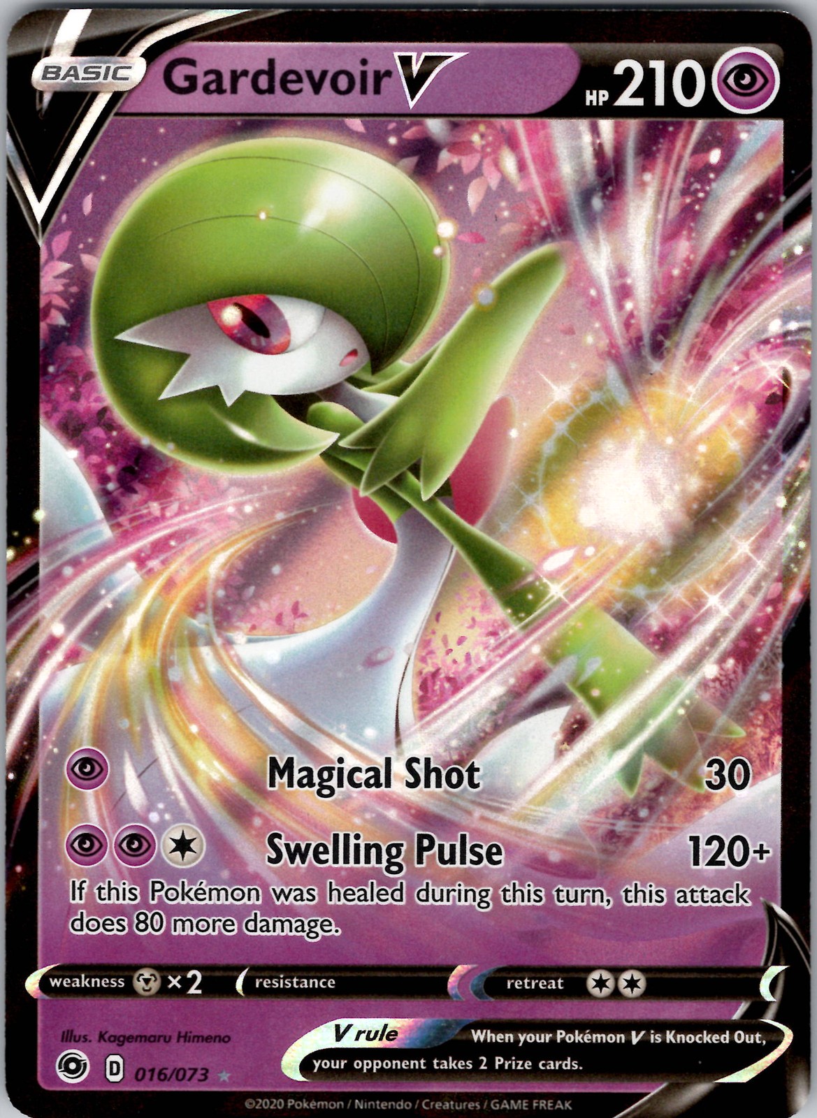 Gardevoir V Ultra Rare Champion's Path 16/73 NM Holo