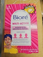LOT OF 18 Case Biore Multi-Action Blemish Oil Absorbing Patches Exp 02/01/2026