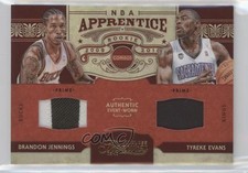 2009 Timeless Treasures Materials Prime 8/10 Brandon Jennings Tyreke Evans 0m89