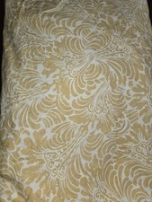 Pottery Barn Yellow Floral Paisly Twin Fitted Sheet