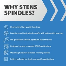 Spindle Assembly For Simplicity 2691321-00, 2691321-01, 2691321-02; 285-918