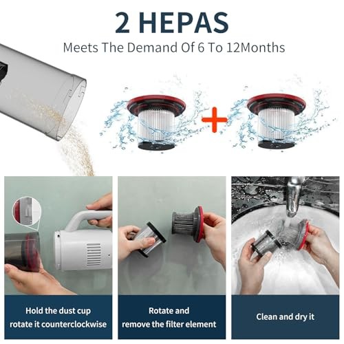 Stick Vacuum Cleaner, Corded Handheld Vacuum Cleaner Mini Electric Broom for 