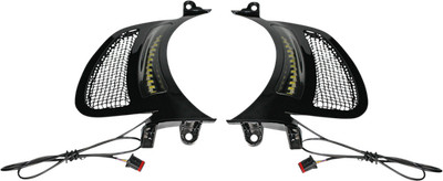 Custom Dynamics CD-RG-V-AW2-BB Genesis 4 Dynamic LED Road Glide Vent Inserts