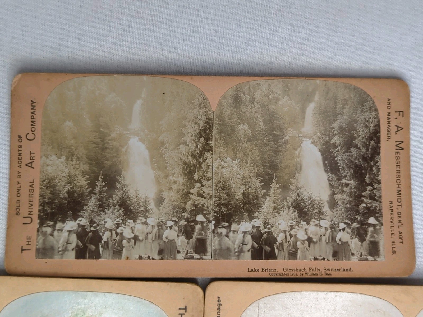 Lot of 5 Vintage Stereoscope Cards The Universal Photo Art Co.
