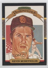 1987 Donruss Diamond Kings Kevin McReynolds (Yellow Ribbon on Back) #14 11fi