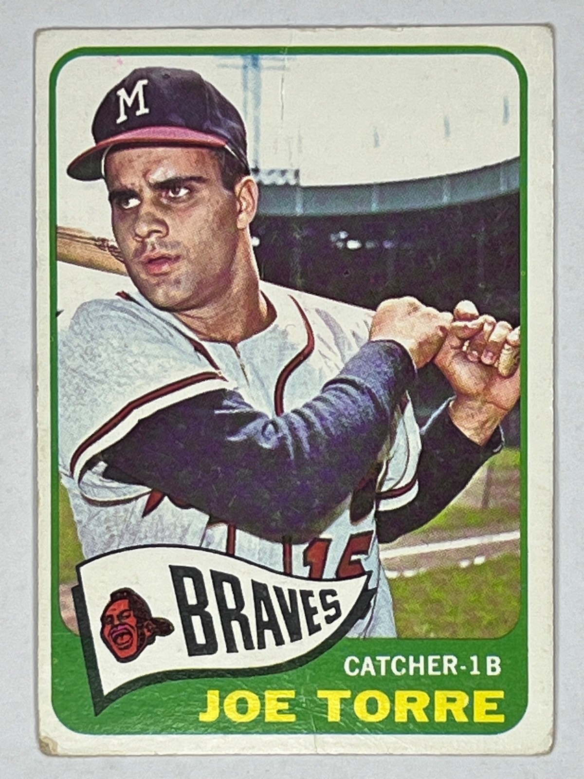 1965 Topps - Joe Torre #200  🔥HOF🔥  Milwaukee Braves EX 🔥
