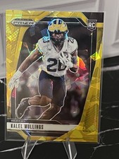 Panini Prizm Draft Picks Kalel Mullings Michigan Gold Cracked Ice #64