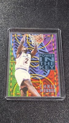 1994-95 Fleer Ultra Power In The Key Chris Webber 9