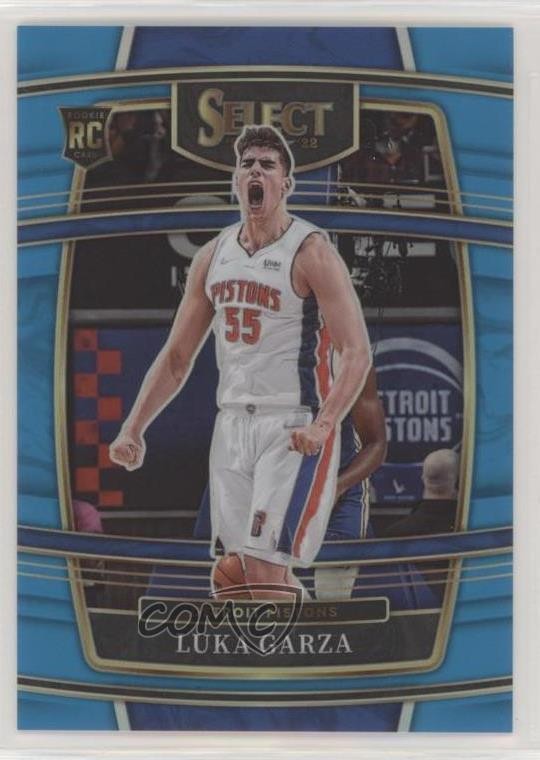 2021 Panini Select Concourse Light Blue Prizm /299 Luka Garza #22 Rookie RC 0rz7