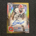 2025 Bowman Chrome University Football Gold Refractor CJ Allen #BCA-CJA