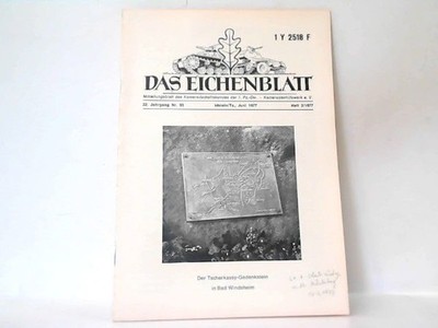 Das Eichenblatt - Heft 2 / 77 - 22. Jahrgang, Nr. 93 - Der Tscherkassy-Gedenkste