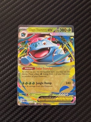 Pokémon TCG Mega Venusaur EX Mega Evolution Me01 003/132 Holo 380HP