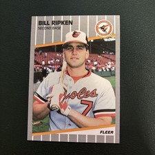 1989 Fleer - Billy Ripken #616 FF on Bat Knob