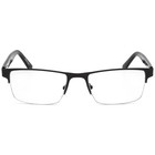 Lacoste Men's Eyeglasses L2237 002 Black Half Rim Frame 55[]19 145