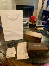 BVLGARI Hard Clam Shell Sunglass Case and